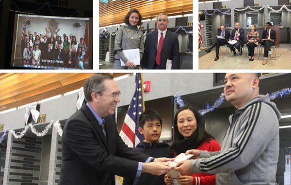 2015年第一百万份非移民签证颁发仪式  美国驻广州总领事馆